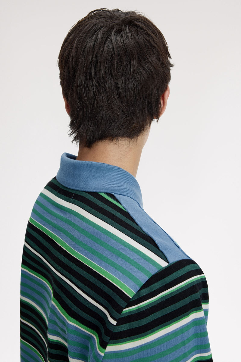 CG OVERPRINT LONG SLEEVE POLO SHIRT