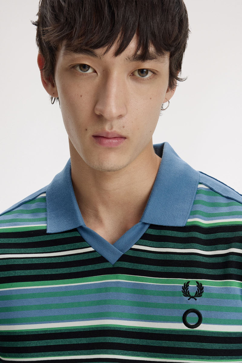 CG OVERPRINT LONG SLEEVE POLO SHIRT