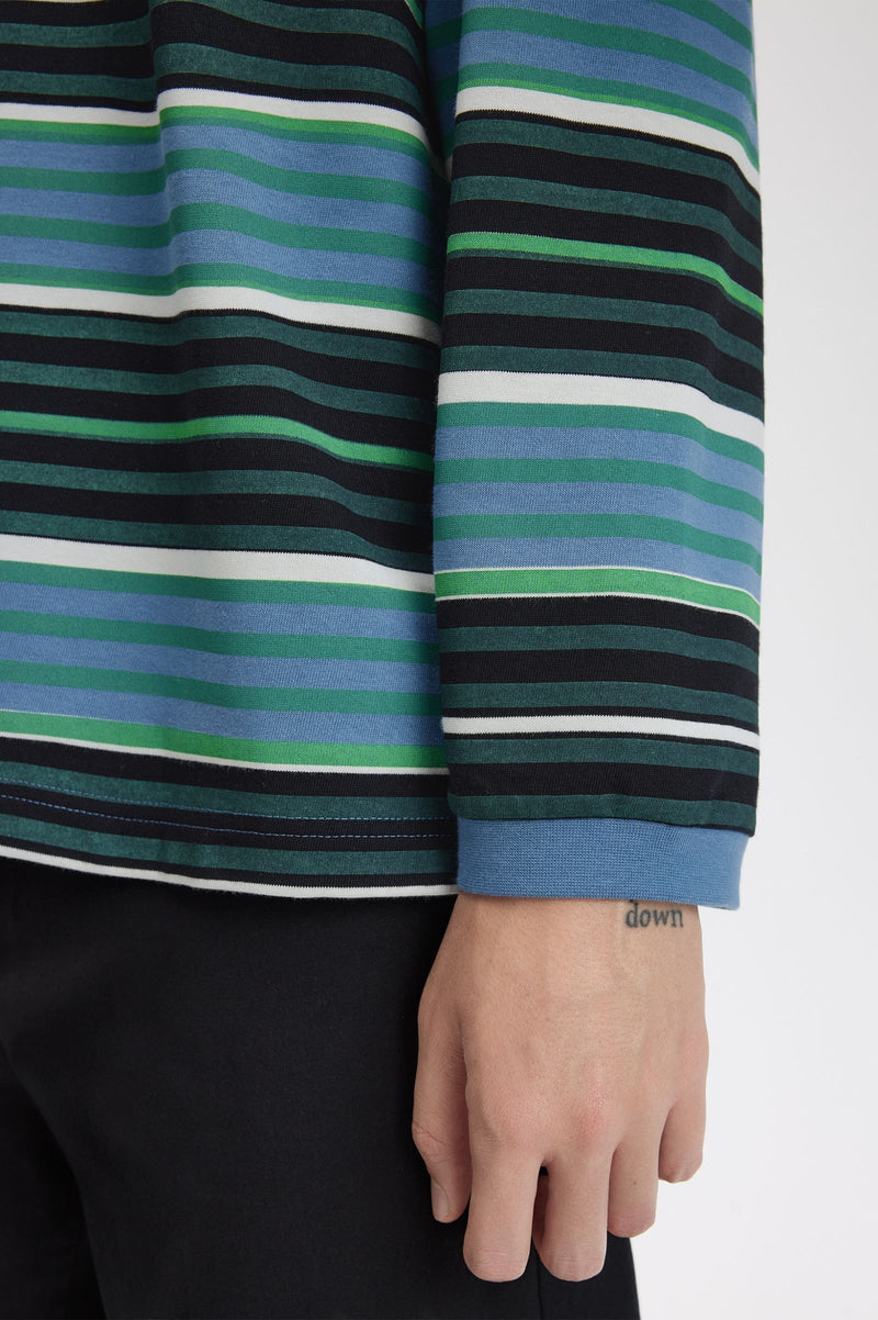 CG OVERPRINT LONG SLEEVE POLO SHIRT