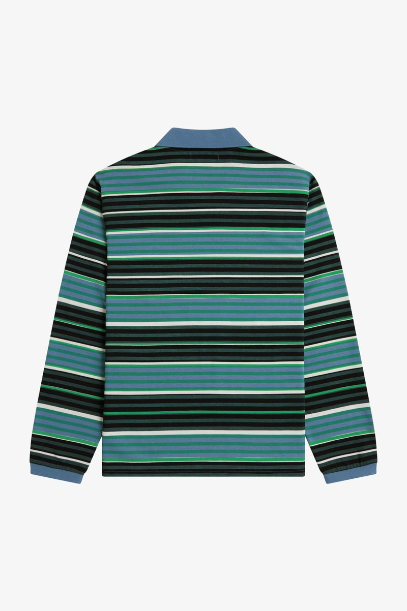 CG OVERPRINT LONG SLEEVE POLO SHIRT