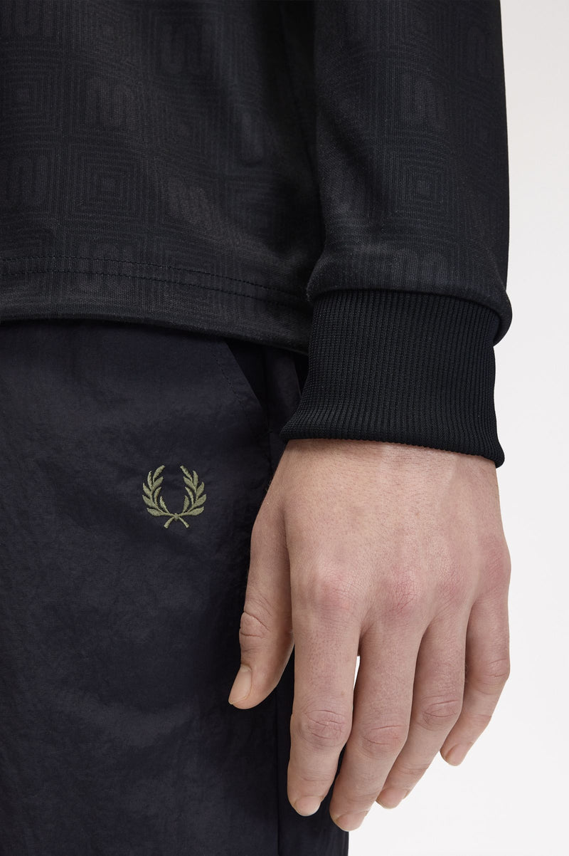 MEYBA PRINTED LS POLO SHIRT