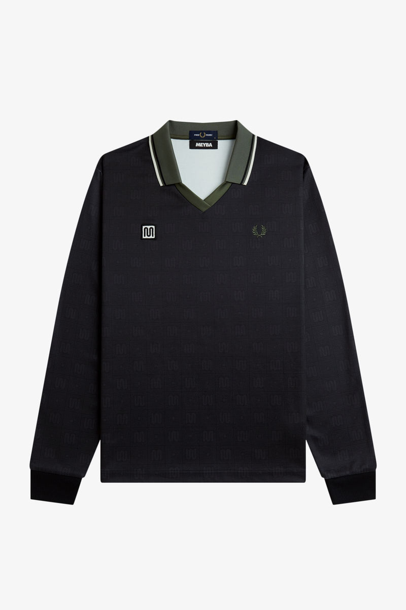 MEYBA PRINTED LS POLO SHIRT