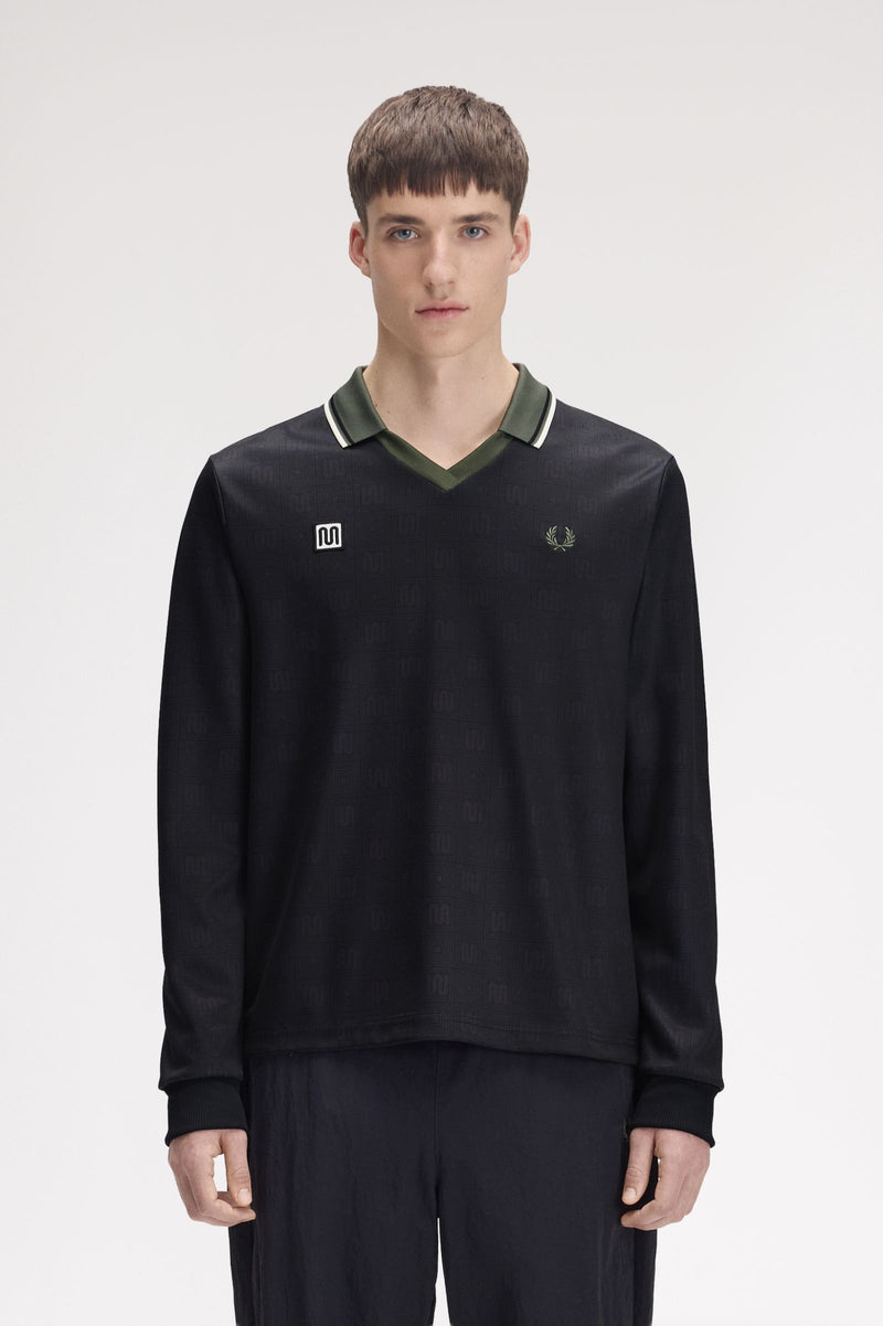 MEYBA PRINTED LS POLO SHIRT