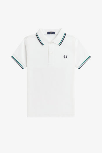 KIDS TWIN TIPPED FRED PERRY SHIRT