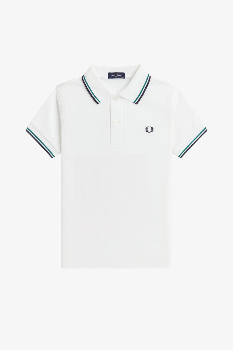 KIDS TWIN TIPPED FRED PERRY SHIRT