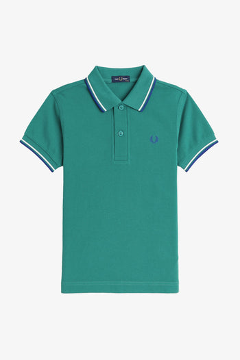 KIDS TWIN TIPPED FRED PERRY SHIRT