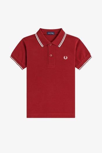 KIDS TWIN TIPPED FRED PERRY SHIRT