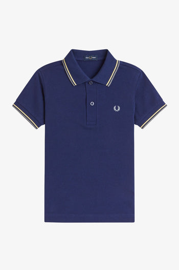 KIDS TWIN TIPPED FRED PERRY SHIRT
