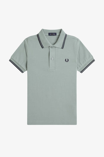 KIDS TWIN TIPPED FRED PERRY SHIRT