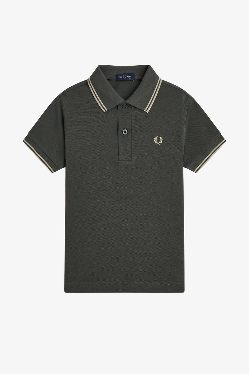 KIDS TWIN TIPPED FRED PERRY SHIRT