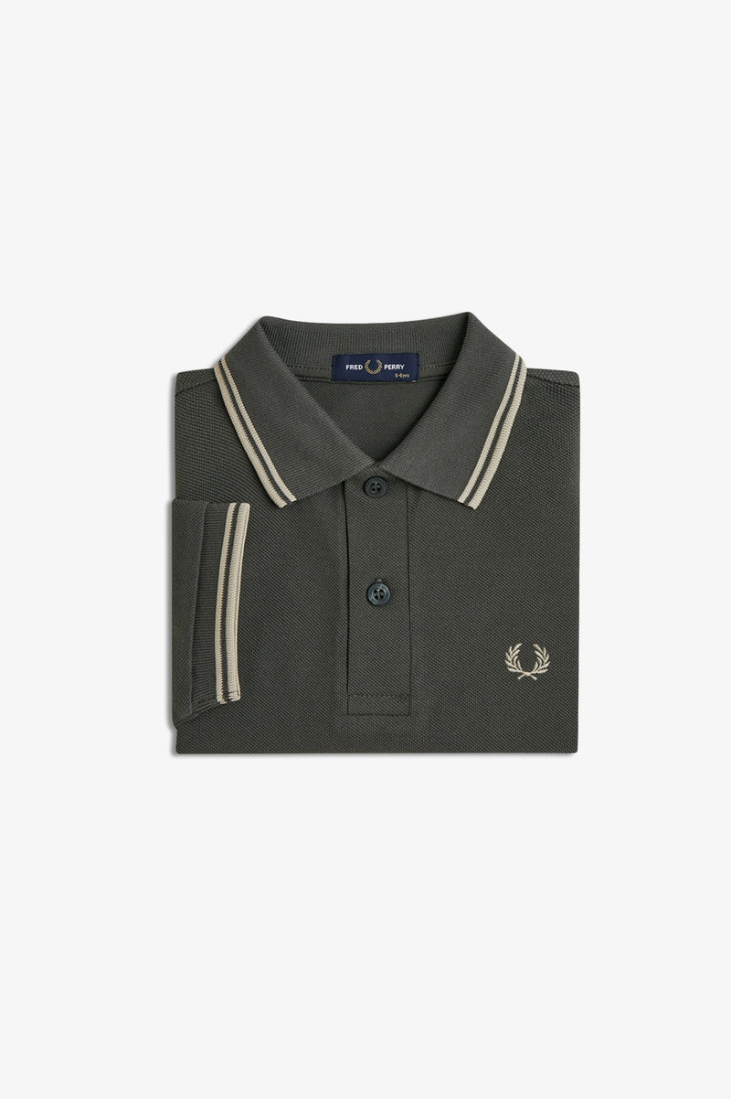 KIDS TWIN TIPPED FRED PERRY SHIRT