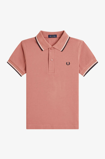 KIDS TWIN TIPPED FRED PERRY SHIRT