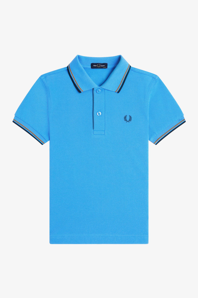 KIDS TWIN TIPPED FRED PERRY SHIRT