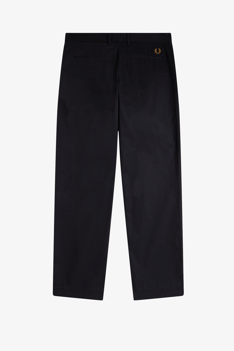 SLIM FIT TWILL TROUSERS