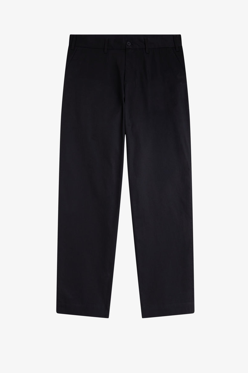 SLIM FIT TWILL TROUSERS
