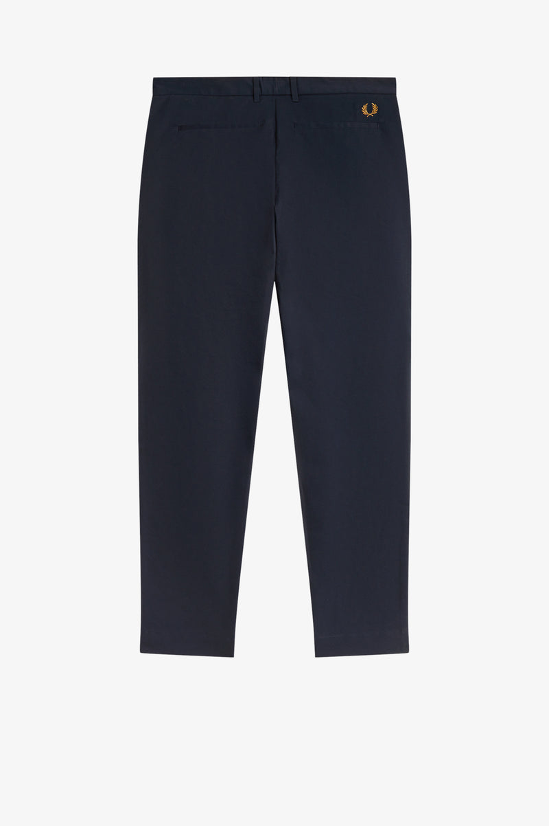 SLIM FIT TWILL TROUSERS