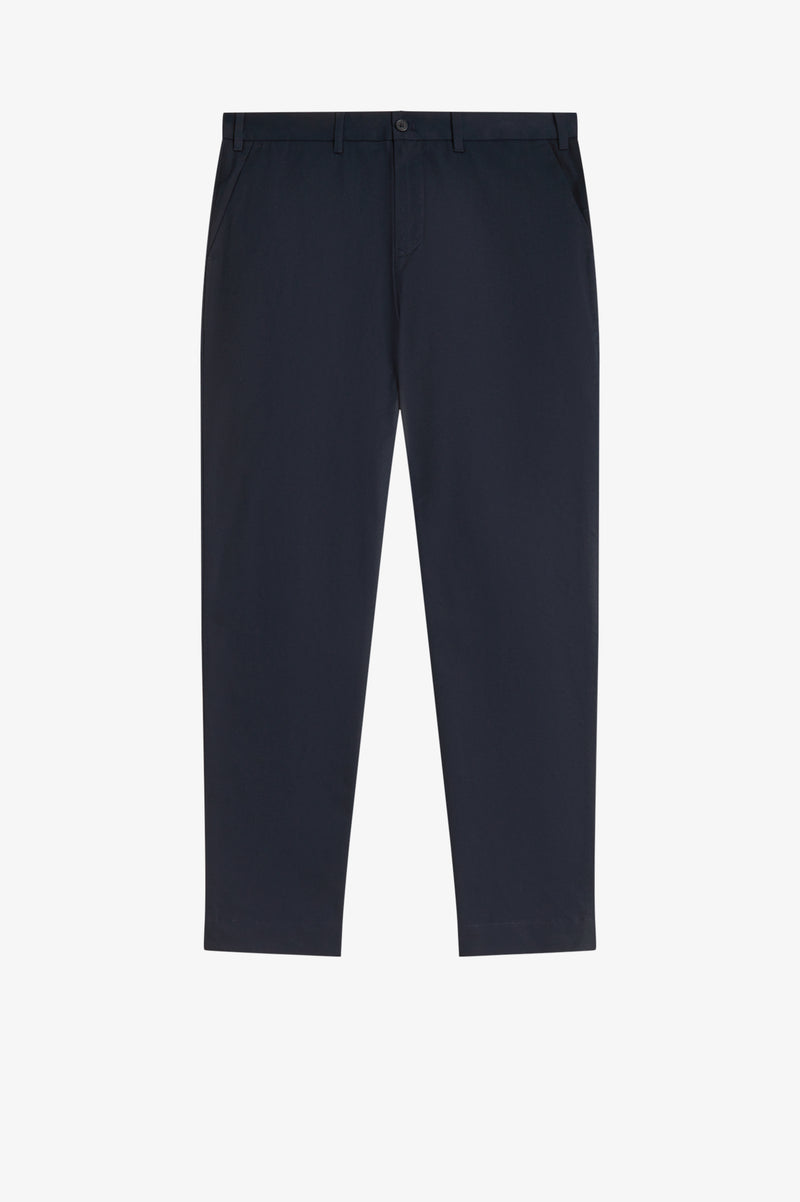 SLIM FIT TWILL TROUSERS