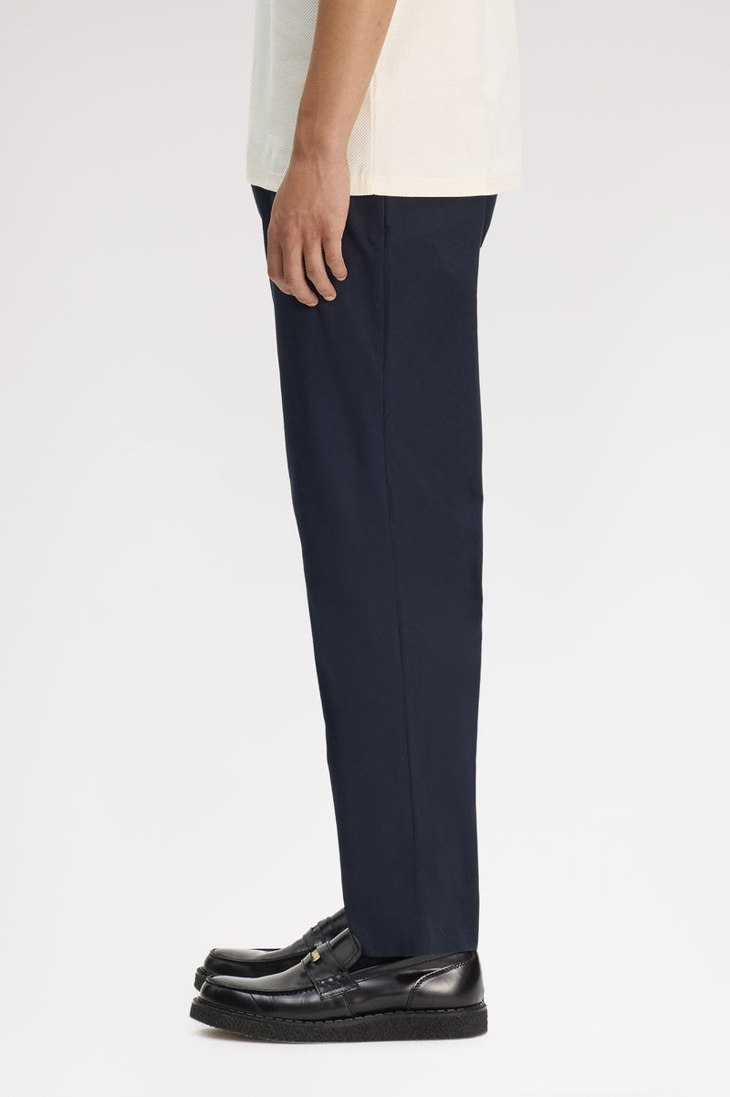 SLIM FIT TWILL TROUSERS