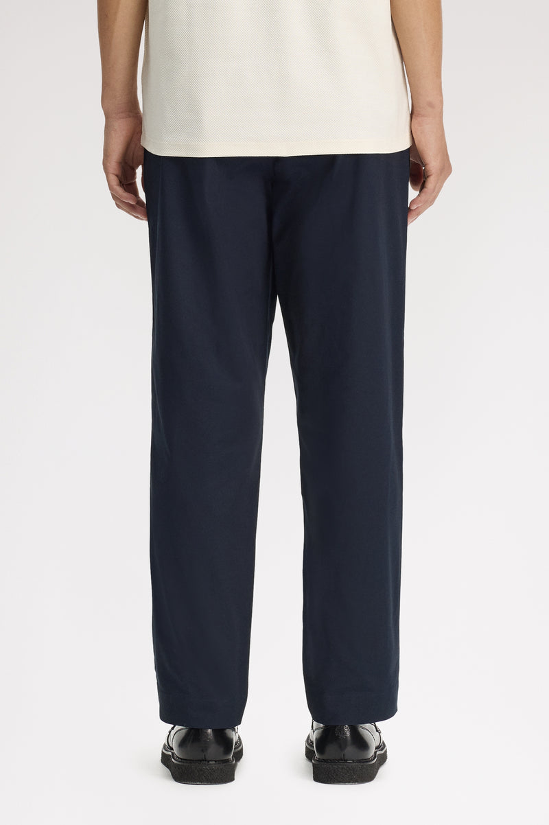 SLIM FIT TWILL TROUSERS