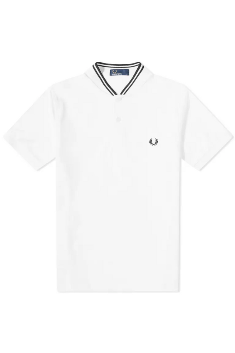 Fred perry bomber collar polo shirt best sale