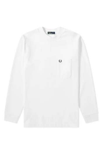 FRED PERRY HIGH NECK LONG SLEEVE TEE