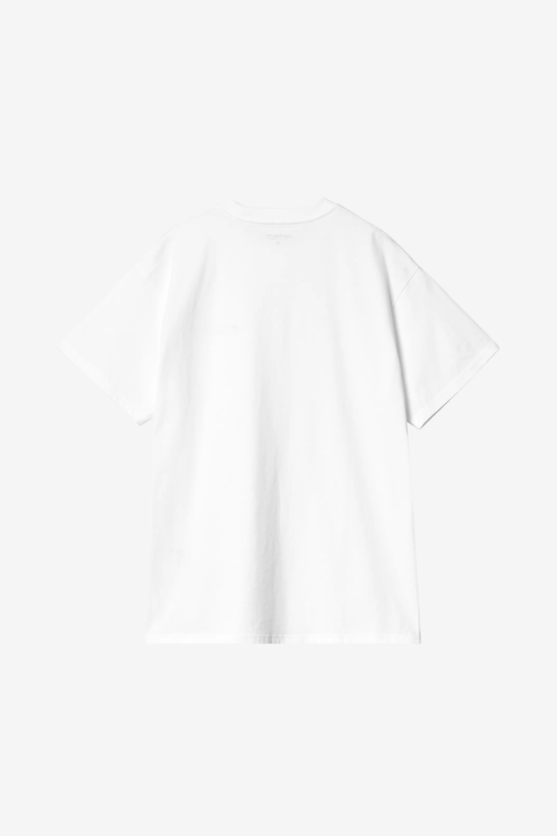 S/S SCRIPT EMBROIDERY T-SHIRT