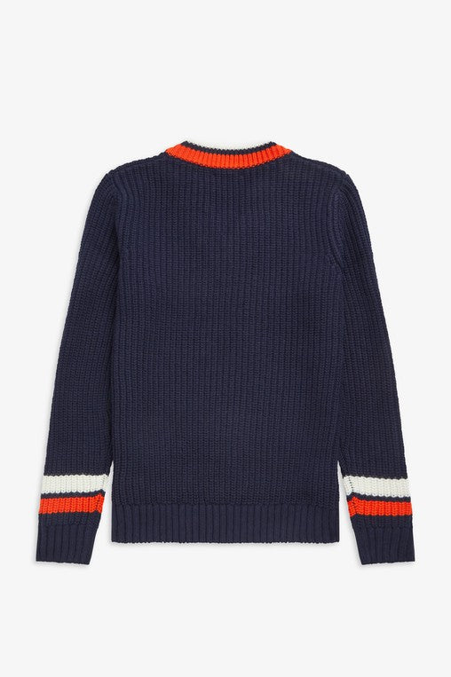 FRED PERRY BOLD TIPPED V NECK JUMPER