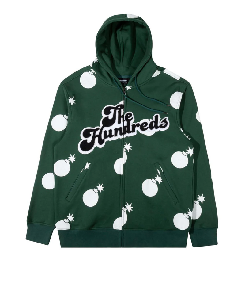 The hundreds 2025 green hoodie