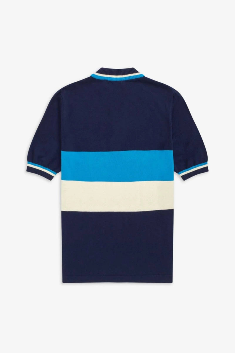 FRED PERRY KNITTED HALF ZIP TOP