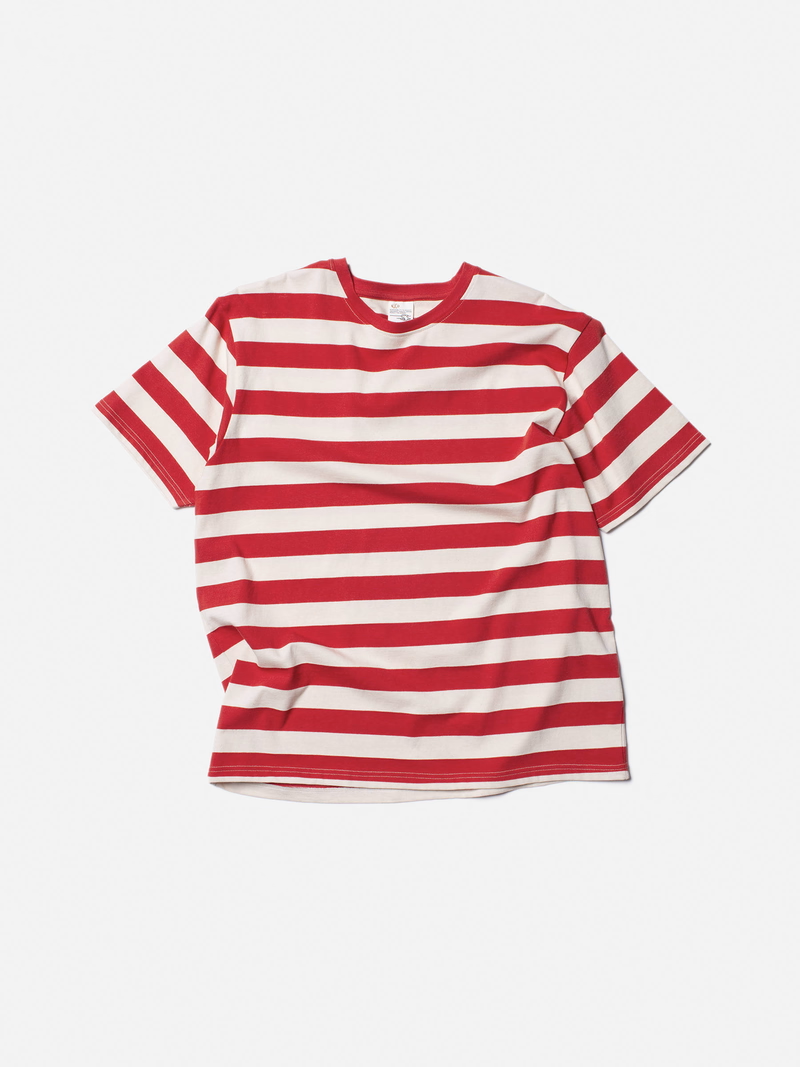 Off white striped clearance tee