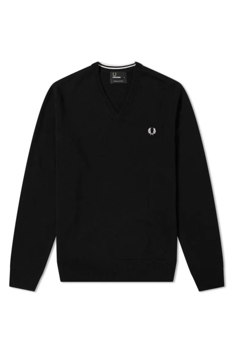 FRED PERRY CLASSIC V NECK JUMPER