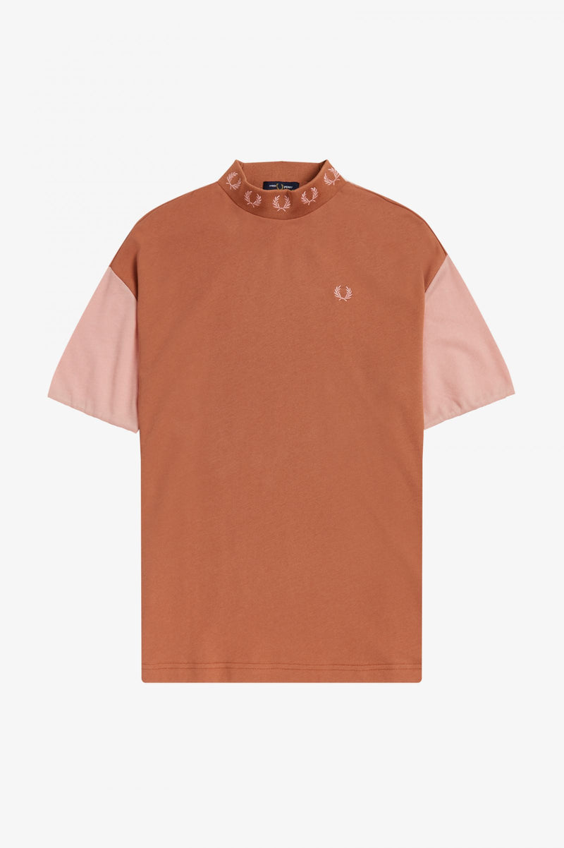 FRED PERRY COLOUR BLOCK T-SHIRT