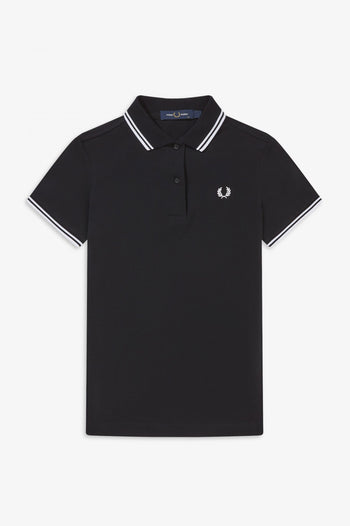 TWIN TIPPED FRED PERRY SHIRT W