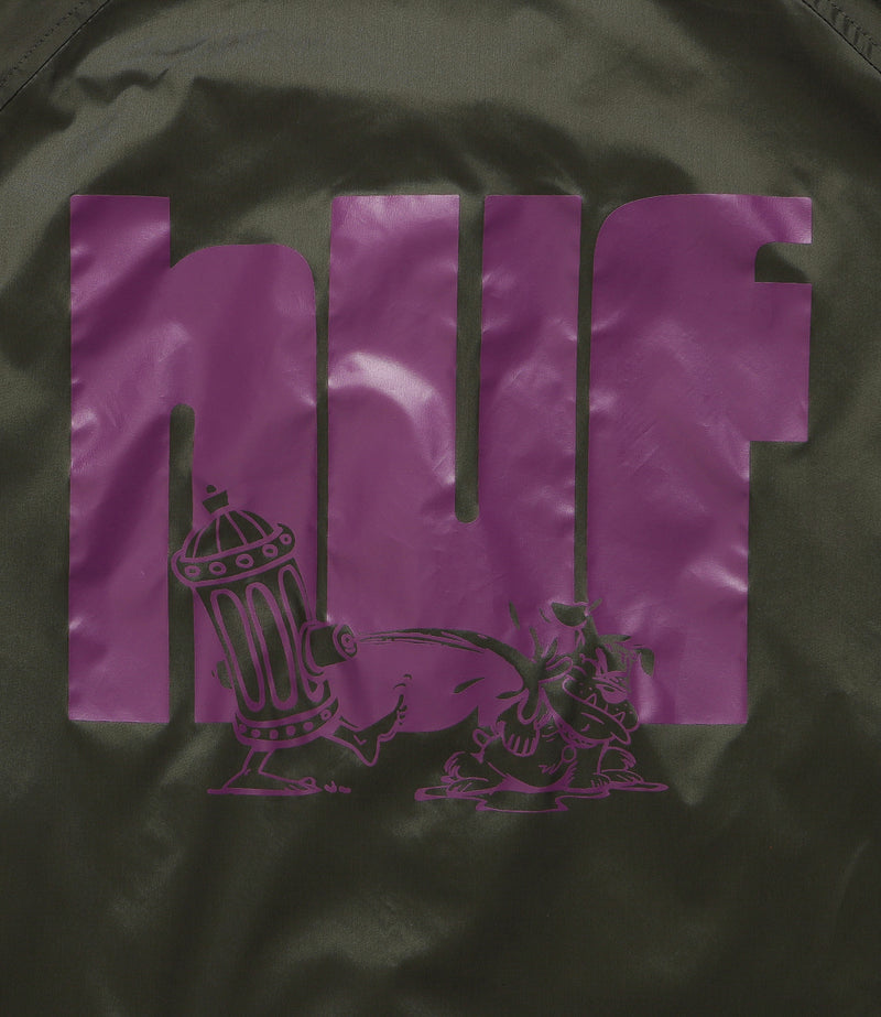 HUF HYDRATE ZIP COACHES JACKET