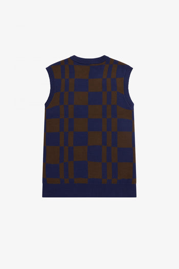 FRED PERRY CHEQUERBOARD TANK