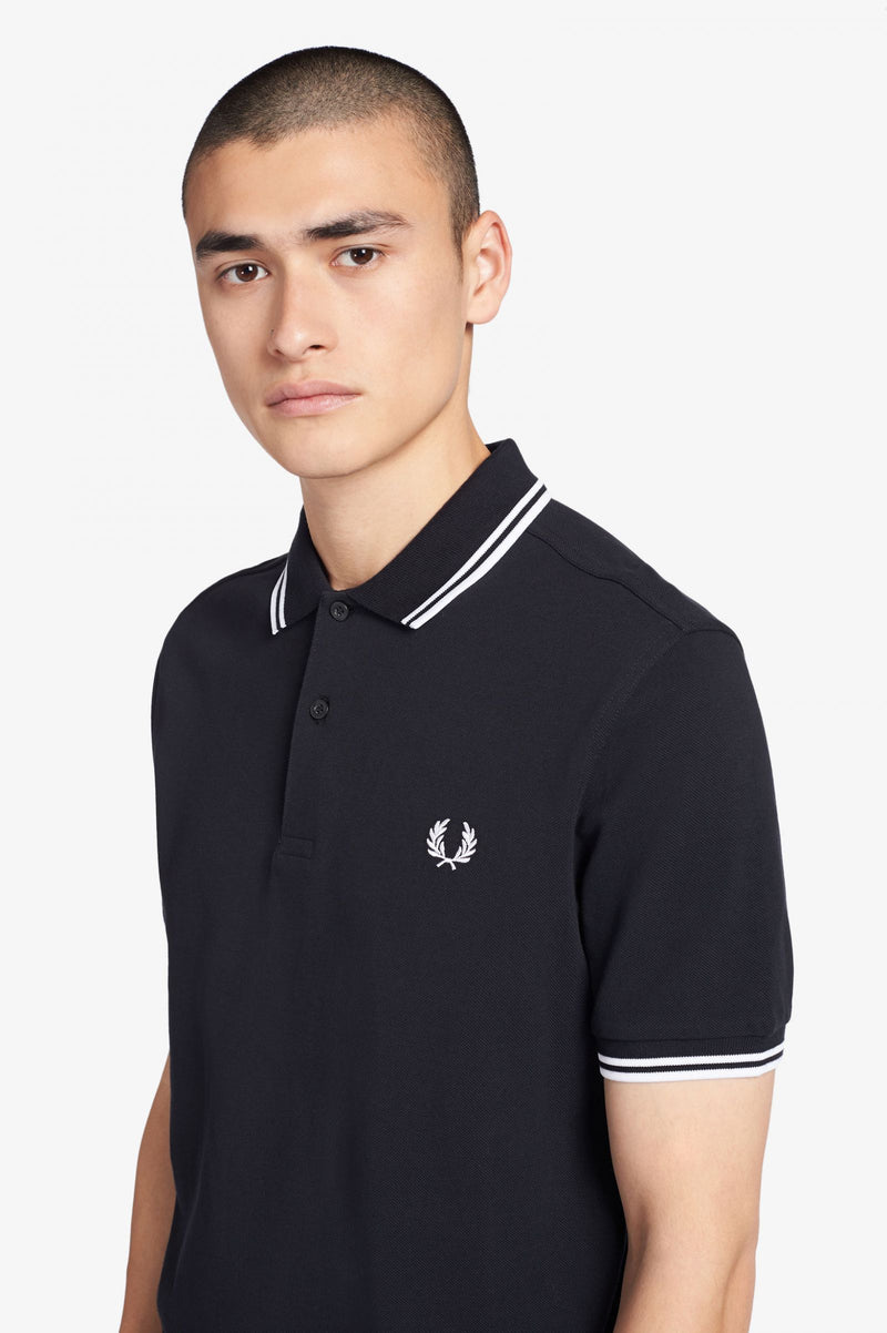 TWIN TIPPED FRED PERRY SHIRT