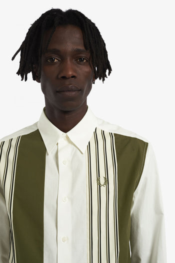 FRED PERRY PANELLED SHIRT