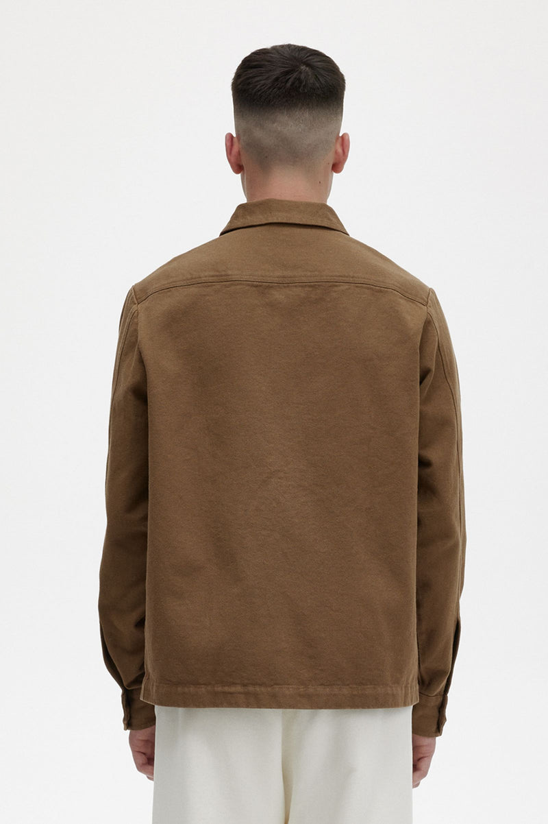FRED PERRY HEAVY TWILL OVERSHIRT