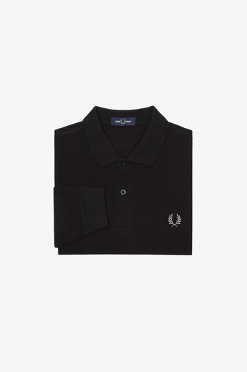 LS PLAIN FRED PERRY SHIRT