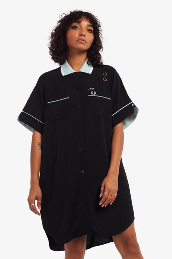 FRED PERRY BOWLING SHIRT DRESS